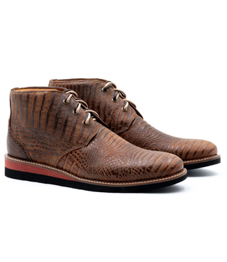 Blue Ridge Crocodile Grain Chukka Boots