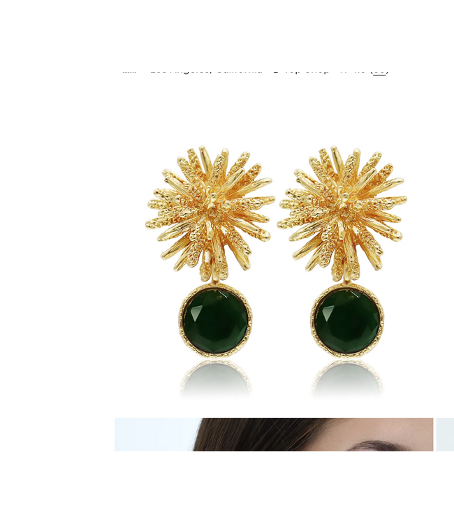 Karine Sultan Starburst Clip On Earrings #78101