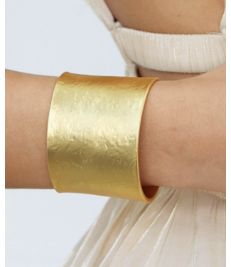 Karine Sultan Textured Cuff Bracelet