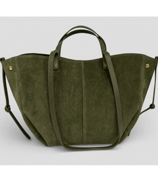Nanabags Handcrafted Italian Suede Leather Bag