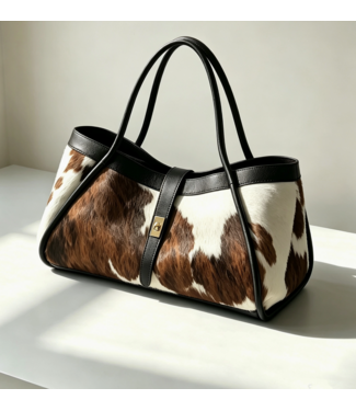Nanabags Nanabags Limited Edition Genuine Calf Hair & Togo Leather Bag