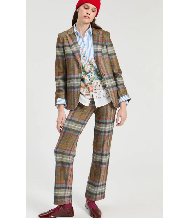 Vilagallo Tartan Plaid Trouser #33874