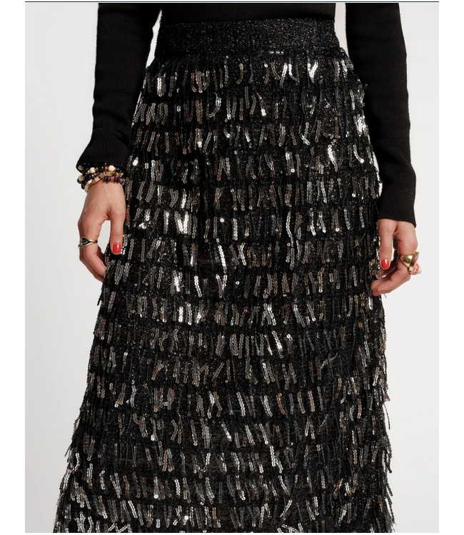 Shimmy Skirt Sequin Mesh -# 426AA119442
