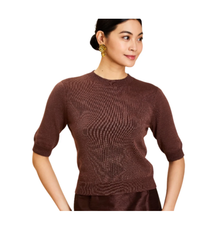 Mestiza Drew Crew-Neck Knit Sweater #01059