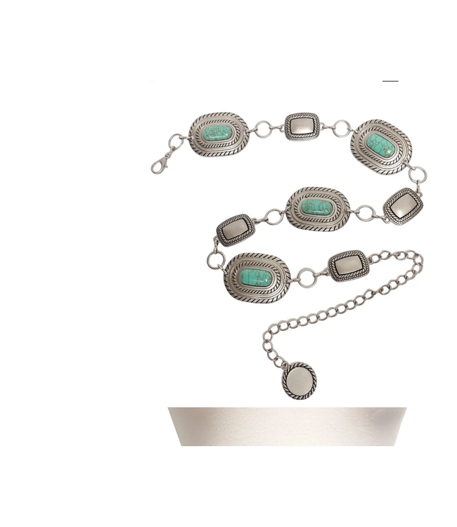 Axesoria West Concho Chain Belt #13255