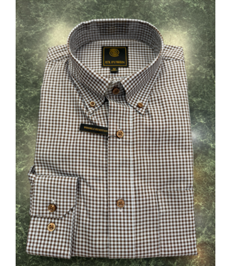 L/S Textured Mini Check Shirt
