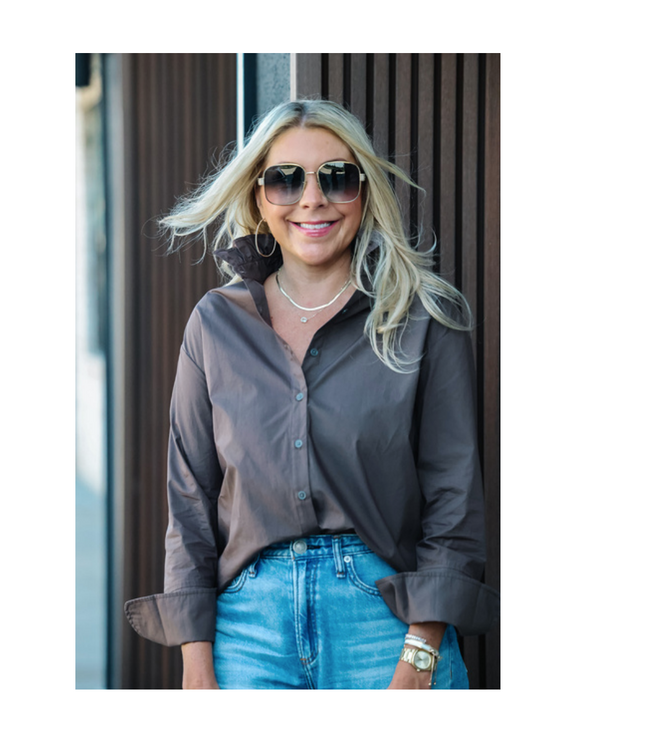 Heidi Houston Long Sleeve Ruffle Blouse