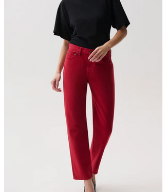 pistola Pistola Lexi Mid Rise Bowed Straight