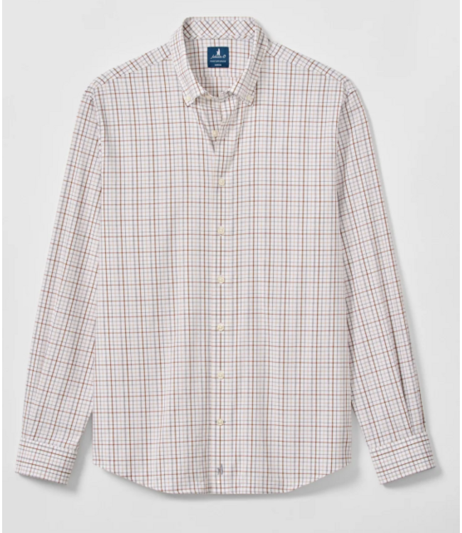 Everyday Performance Button Down Shirt - Sandlewood Pane