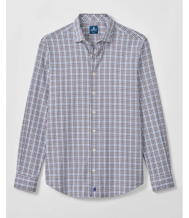 Natural Performance Button Down Shirt - Highland Pane
