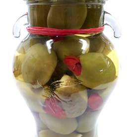 Olives - Garlic and Red Chili Stuffed Gordal  20 oz
