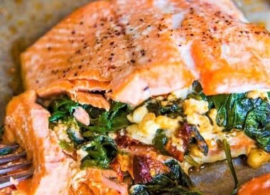 Stuffed Baked Salmon