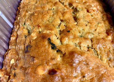 Zucchini Macademia Nut Bread