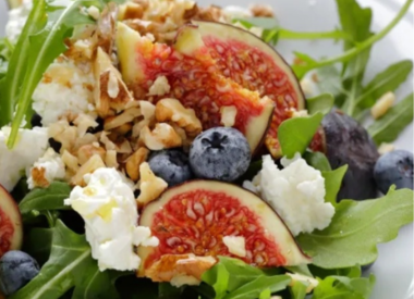 Blueberry, Feta and Honeyed Walnut Salad