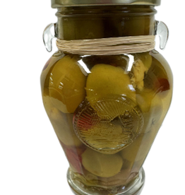 Olives - Red Paprika Pepper Stuffed Gordal 20 oz