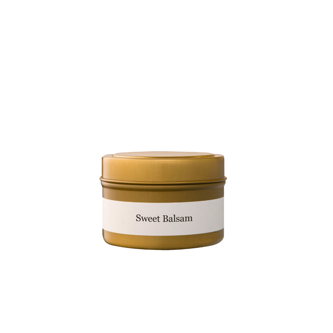 Brand + Iron Sweet Balsam Travel Tin Candle
