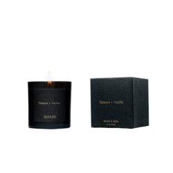 Brand + Iron Tobacco + Vanilla Soy Candle