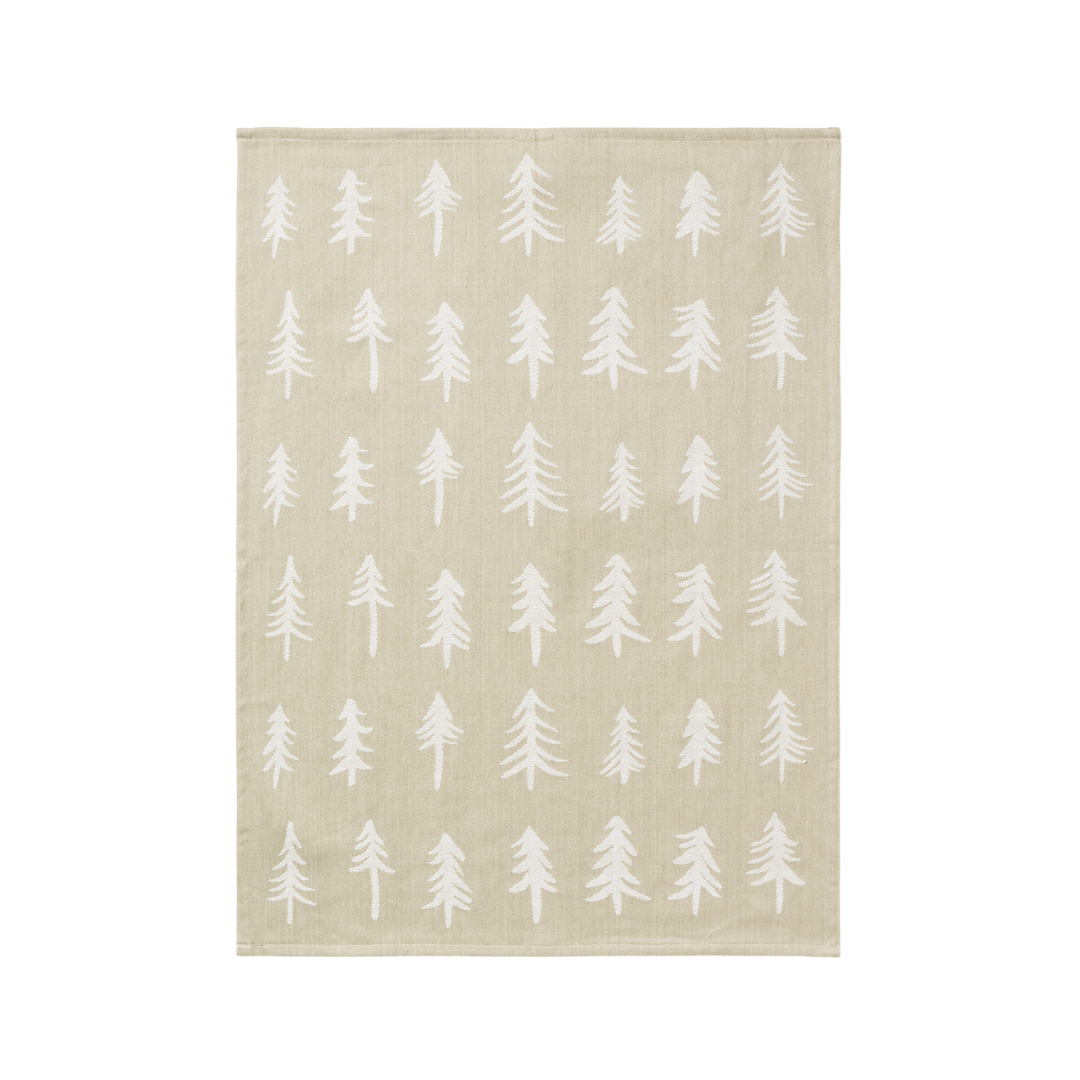 Ferm Living Christmas Tea Towel - Sand