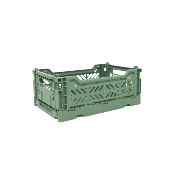 Aykasa Mini Folding Crate - Almond Green