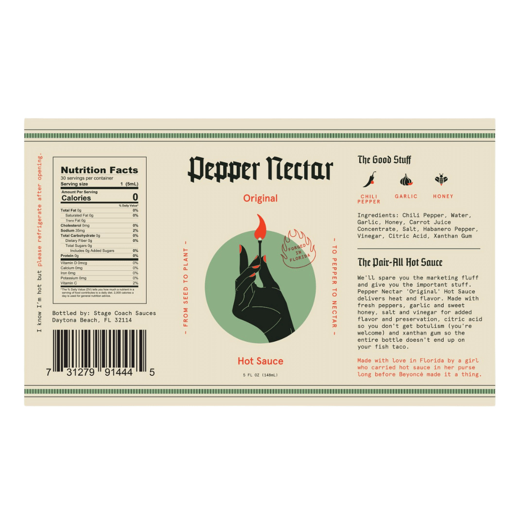 Pepper Nectar Original Hot Sauce - 148mL