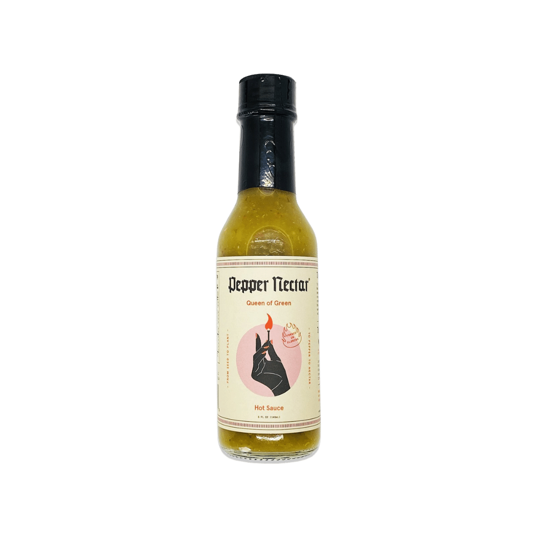 Pepper Nectar Hot Sauce 148mL Queen of Green Bureaux Modern Mercantile