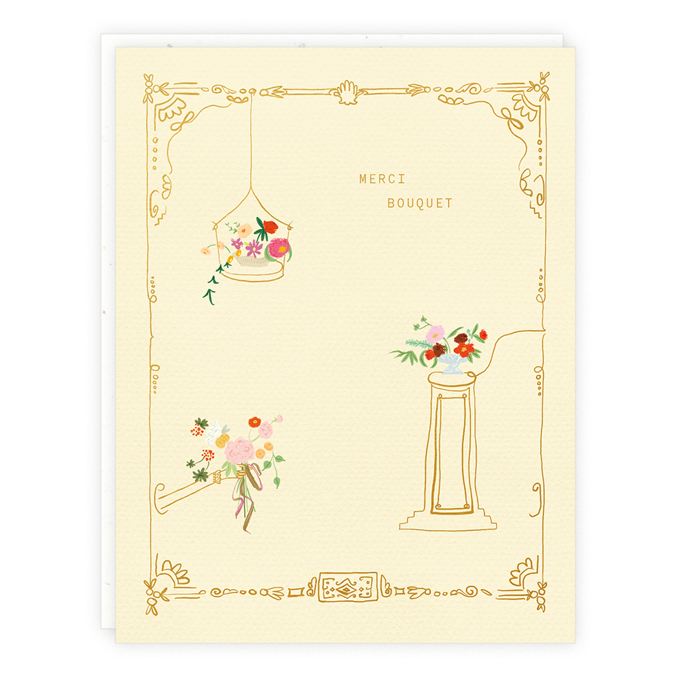 Someday Studio Merci Bouquet Greeting Card