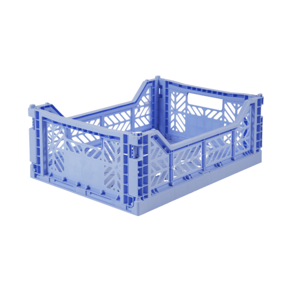 Aykasa Midi Folding Crate - Pale Blue
