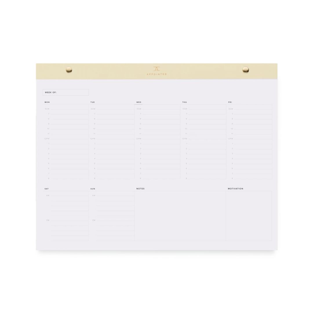 Appointed Daily Desktop Planner
