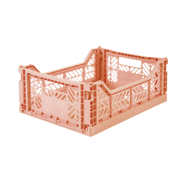 Aykasa Midi Folding Crate - Salmon Pink