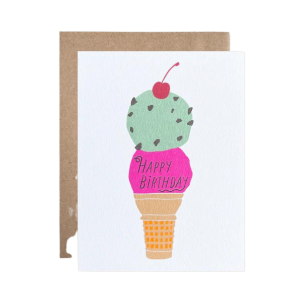 Hartland Brooklyn Birthday Ice Cream Greeting Card