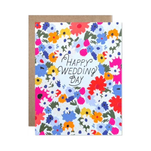 Hartland Brooklyn Happy Wedding Day Marthas Garden Greeting Card