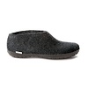 Shoe with Black Rubber Sole