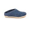 Slipper with Leather Sole