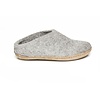 Slipper with Leather Sole