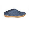 Slipper with Natural Rubber Sole
