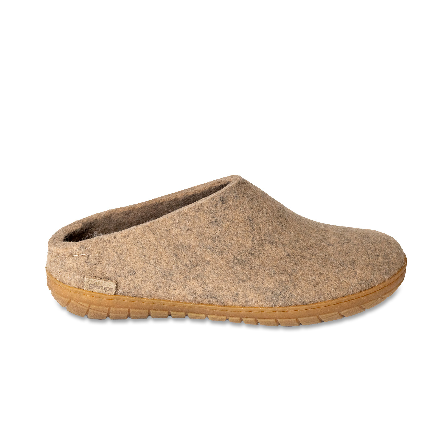 Slipper with Natural Rubber Sole