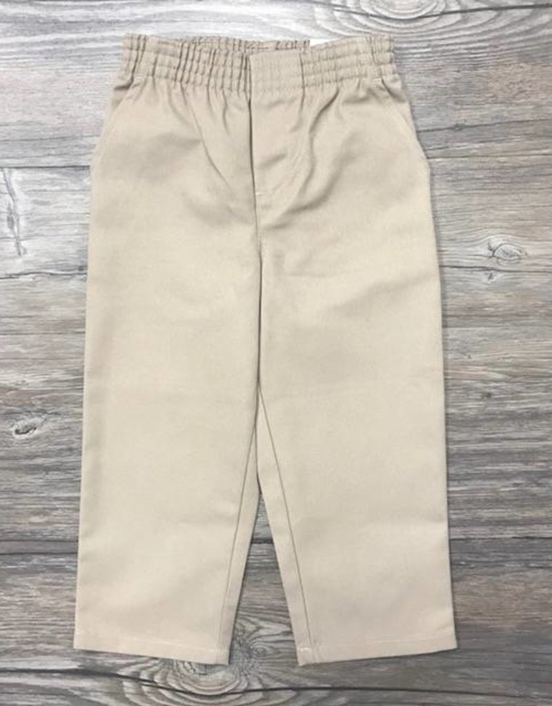 K-12 Khaki Pull-On Pants