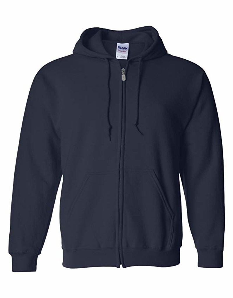 Gildan Full-Zip Hoodie Sweatshirt Adult