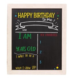 Mud-Pie Birthday & School Chalkboard