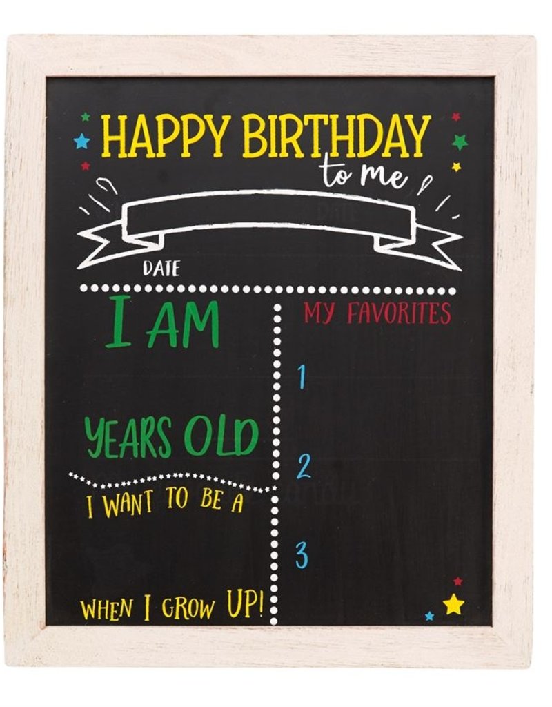 Mud-Pie Birthday & School Chalkboard