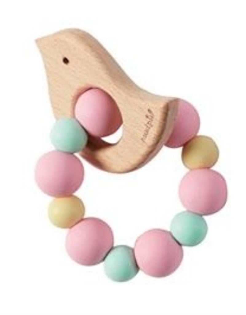 Mud-Pie Wood & Silicone Teether