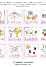 Magnolia Creative Co. Little Lady Milestone Cards