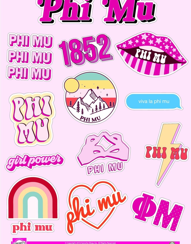 Sorority Shop Sticker Sheet