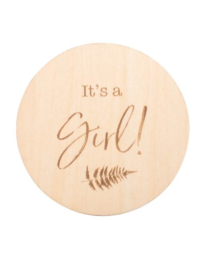 Bebe Au Lait Wooden Announcement Disc