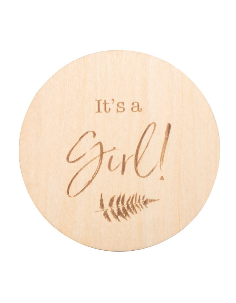 Bebe Au Lait Wooden Announcement Disc