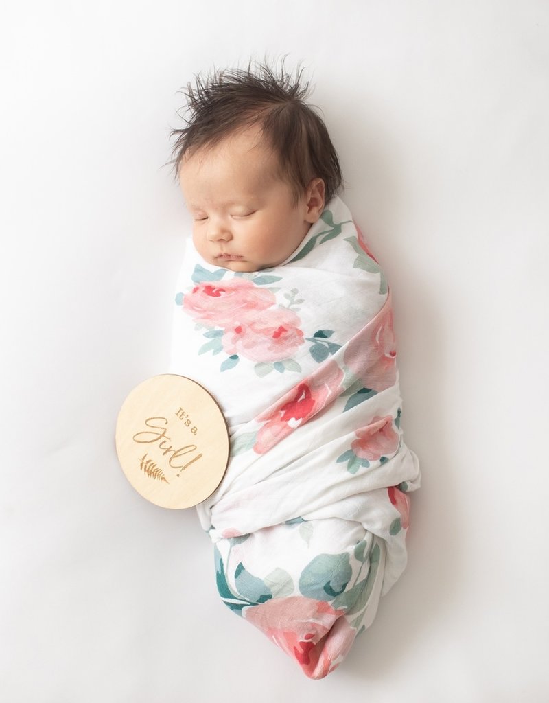 Bebe Au Lait Wooden Announcement Disc