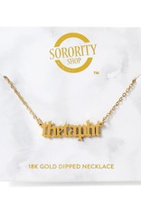 Sorority Shop Old English Greek Necklace