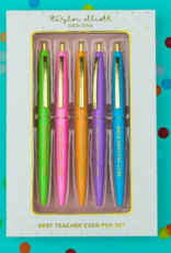 Taylor Elliott Designs Best Teacher Ever Pen Set