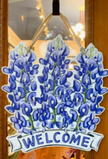 Home Malone Bluebonnet Welcome Door Hanger