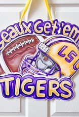 Home Malone Geaux Get Em Tigers Door Hanger